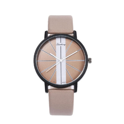 

Women Fashion Simple Alloy Case Leather Band Quartz Wrist Watch