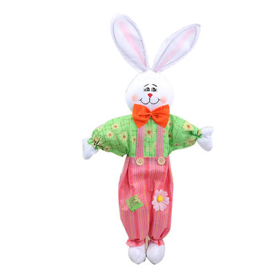 

Cute Handmade Rabbit Bunny Ornament Scarecrow Kids Party Gift Easter Decoration