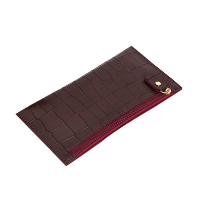 

Tailored Women Fashion Solid Color Single Pull Phone Coin Bag Messenger Bag Wallet Black