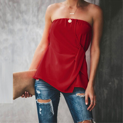 

Starmoon Women Ladies Fashion Sexy Solid Sleeveless Shirt Blouse Tops