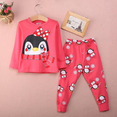 

2pcs Kids Baby Girl TopsPants Sleepwear Nightwear Pyjama Set Outfits Clothes