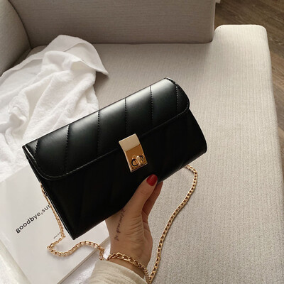 

Tailored Women Retro Striped Vintage Leather Handbag Messenger Simple Crossbody Bag