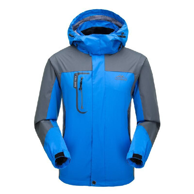 

Lixada Waterproof Jacket Windproof Raincoat Sportswear Outdoor Hiking Traveling Cycling Sports Hooded Coat for Men