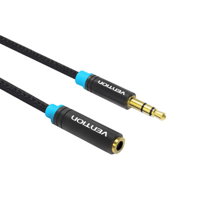 

VENTION 35mm Audio Extension Cable Stereo Male to Female Audio Adapter AUX Cable for Car Smartphone PC MP3 5m1640ftBlack