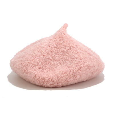 

Tailored Fashion Vintage Women Winter Hat Beret Cap Solid Painter Newsboy Berets