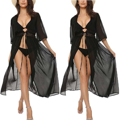 

Womens Beach Bikini Cover up Long Kaftan dress Summer Boho Maxi Dress Swimwear