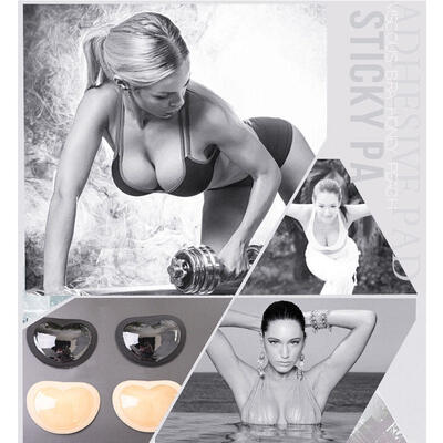 

New Bra Bikini Swimsuit Breast Silicone Foam Push Up Breathable Pads Insert US
