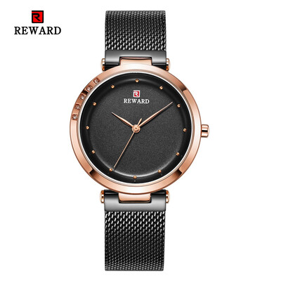 

REWARD RD63073L Womens Watch Ultra-thin Mesh Belt Waterproof Quartz Fashion Casual Watch