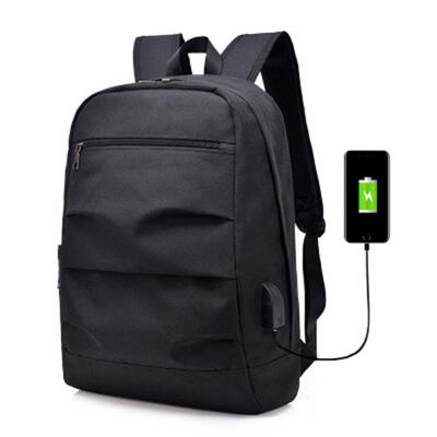 

2018 New Casual Double Socket Charging Headset Multi-functional Mens Backpack