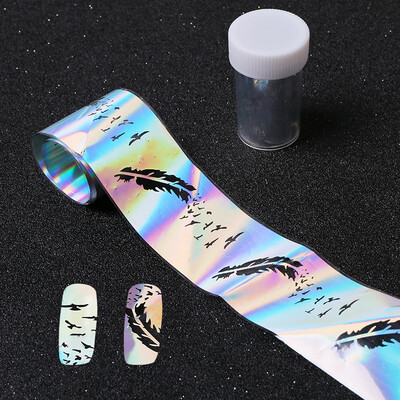 

〖Follure〗Rhombus Major Design Nail Art Foil Stickers Transfer Decal Tips Manicure DIY