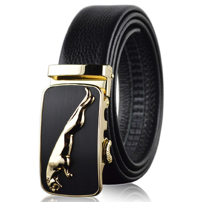 

OEM belt brand head layer automatic buckle belt belt mens belt factory direct QDF927