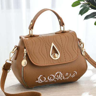 2019 summer new womens bag handbag PU leather Korean version of the simple trend shoulder bag Messenger bag