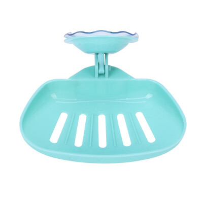 

Bathroom Soap Case Box with Suction Cup Wall-Mounted Soap Holder Multiple Color