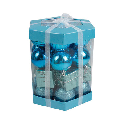 

28Pcs Christmas Ball Baubles Gift Box Hanging Ornament Tree Window Party Decor