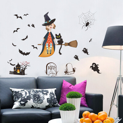 

〖Follure〗Halloween Background Wall Decoration Removable Wall Stickers