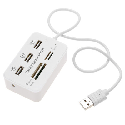 

CY 3-port High Speed HUB USB 20 Converter with Card Reader Adapter