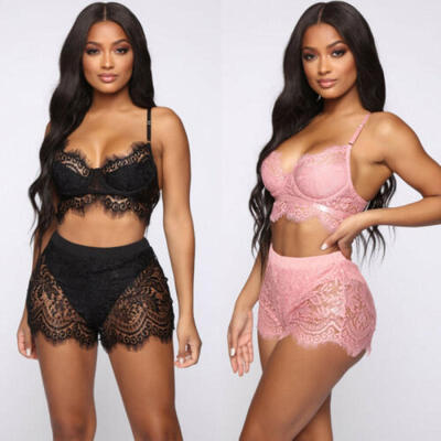 

Women Sexy-Lingerie Nightwear Dress Babydoll G-string Underwear Lace Bra Set Hot
