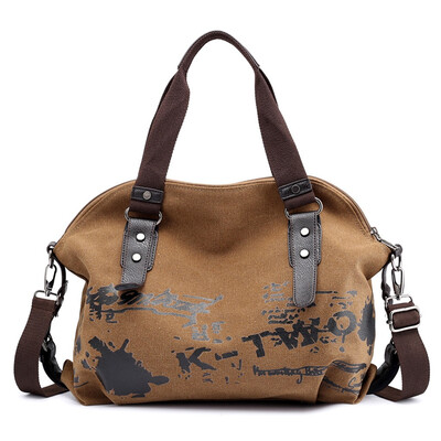 

Tailored Fashion ladies large capacity multi-function retro handbag Messenger bag shoulde