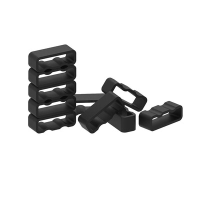 

ECSEM Silicon Band Loop Fastener Compatible with Garmin Fenix 3 Fenix 3 HRFenix 3 SapphireFenix 5X Fenix 5X PlusDescent Mk1