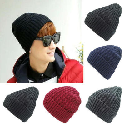 

Winter Beanies Slouchy Chunky Hat for Men Women Warm Soft Skull Knitting Hats