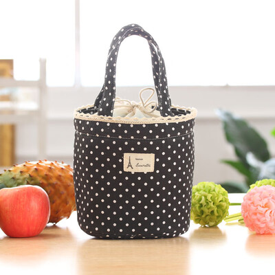 

Siaonvr Thermal Insulated Lunch Box Cooler Bag Tote Bento Pouch Lunch Container RD