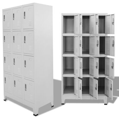 

Locker Cabinet with 12 Compartments 354"x177"x709