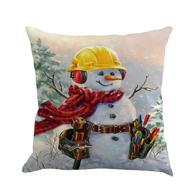 

Tailored Christmas Pillow Cover Pillowcases Decorative Sofa Cushion Cover 45x45cm