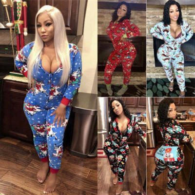 

Sexy Women Christmas Pajamas Sleepwear Pyjamas Nightwear Romper Jumpsuit Set
