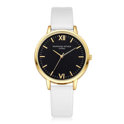 

Womens Watches Best Selling Casual Scale Disc Ladies Quartz Wristwatch Fashion Leather Strap Featured Clock Zegarki Damskie