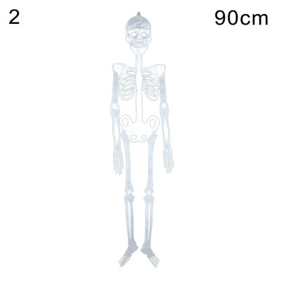 

Horror Luminous Movable Skull Skeleton Scary Party Club Props Halloween Decor