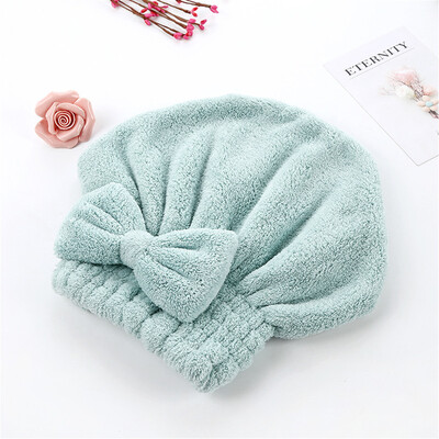 

Gobestart Cartoon Microfiber Hair Turban Quickly Dry Hair Hat Wrapped Towel Bathing Cap
