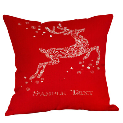 

Tailored New Christmas Cotton Linen Pillow Case Sofa Cushion Cover Home Decor