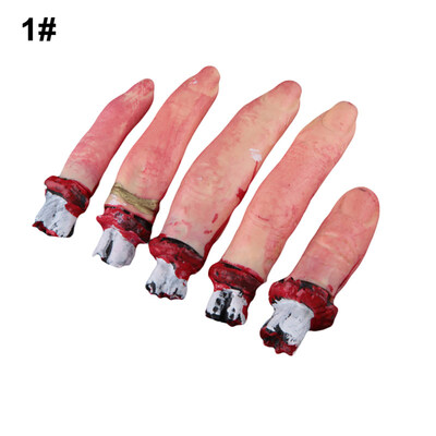 

Scary Bloody Fake Hand Foot Finger Brain Heart Halloween Party Horror Props