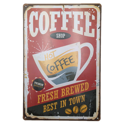 

Gobestart Vintage Metal Tin Sign Poster Plaque Bar Pub Club Cafe Home Plate Wall Decor Art