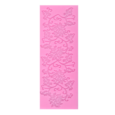 

Baking Tools Floral Lace Pattern Mold Fondant Cake Decorative Tool
