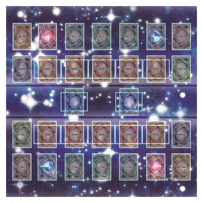 

YIWULARubber Play Mat 60x60cm Galaxy Style Competition Pad Playmat For Yu-gi-oh Card