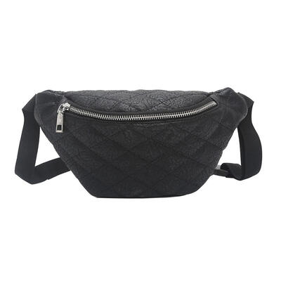 

Solid Color Women Waist Packs Trendy Simple PU Shoulder Casual Belt Bags