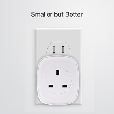 

〖Follure〗Smart WiFi Power Socket UK Plug Switch For Amazon AlexaGoogle Home App Control