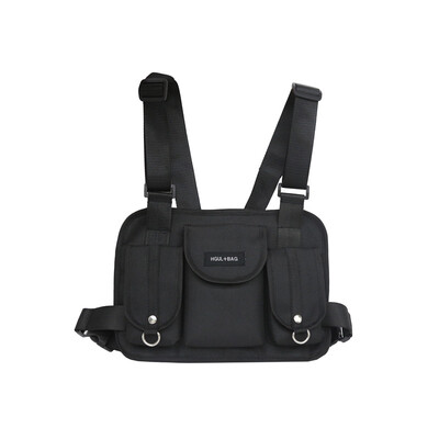 

Ins Super Fire Brand Mens&Womens Couples Chest Bag Personality Male Street Multi-Pocket Bag Multifunctional Shoulder Bag