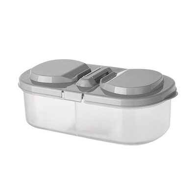 

Dual-slot Kitchen Food Storage Box Crisper Refrigerator Preservation Container