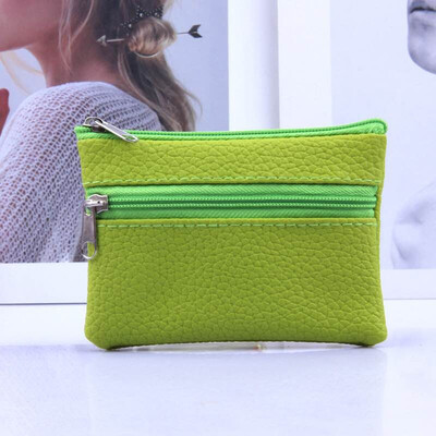 

Tailored Women Men Leather Wallet Multi Functional zipper Leather Coin Purse Card Wallet