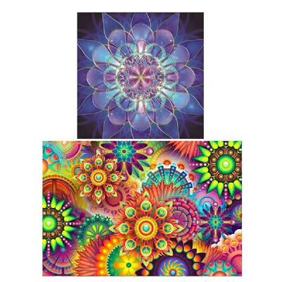 

Diamond Painting 2pcs DIY 5D Drill Diamond Painting Needlework Crystal Painting Rhinestone Cross Stitch Mosaic Paintings Arts Craf