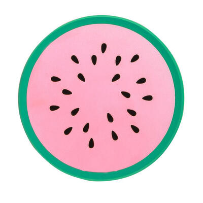 

Silicone Non-Slip Fruit Pattern Placemat Round Insulation Table Cup Pad