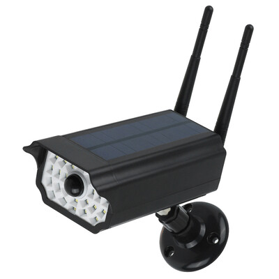 

Motion Sensor Solar Light Fake Bullet Security Camera Shape Solar Powered Outdoor Garden Lights RIR Motion Sensor Lamp IP65 Waterp