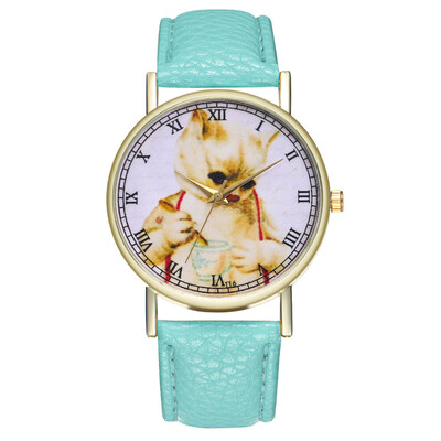 

Poor Cat 2018 Hot Sale zegarek damski Crystal Womens Casual Fashion Quartz Belt Watch Clock Fashion Gift montre femme &Ff