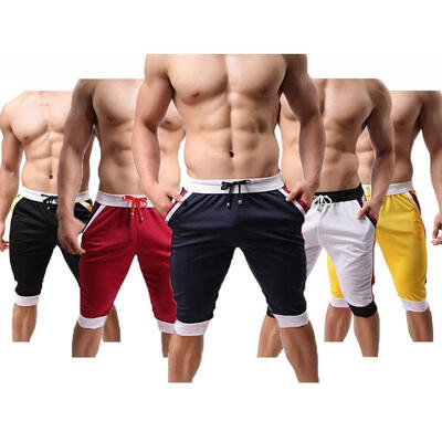 

Men Summer Harem Drawstring Pants Gym Trousers Sport Jogging Trousers Shorts