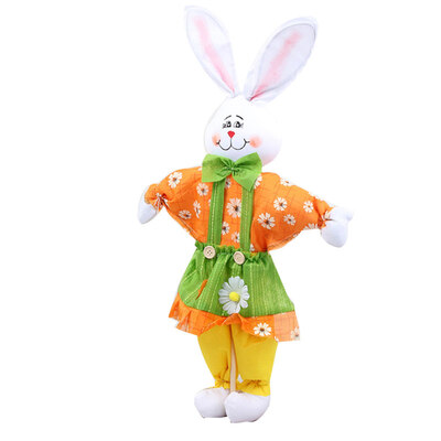 

Cute Handmade Rabbit Bunny Ornament Scarecrow Kids Party Gift Easter Decoration