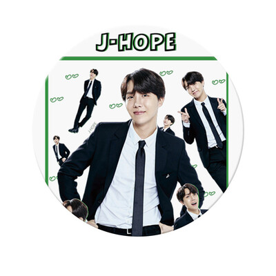 

KPOP BTS Bangtan Boys Happy Birthday Tinplate Badge Cute Cartoon Brooch Bag Pendant Boys Girls Accessories Hot Gift for Fans