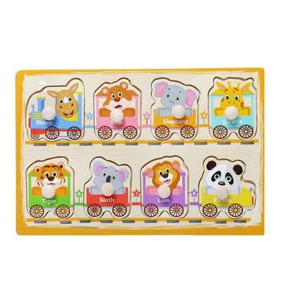 

Tailored Childrens Puzzle Grasp Board Puzzle Birthday Boy Girl Educational Toy