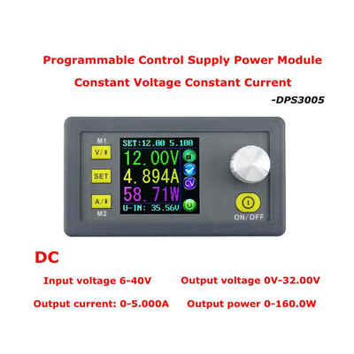 

DPS3005 30V 5A Constant Voltage Current Step-down Power Supply Module Voltage Converter LCD Voltmeter